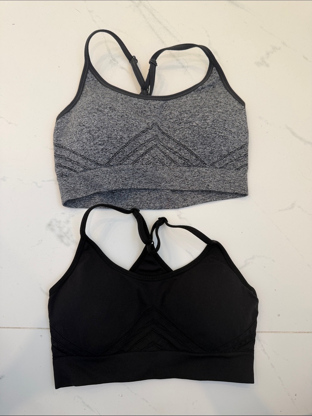 DICK'S Sporting Goods DSG Women's Seamless Cami Sports Bra in Black and Gray